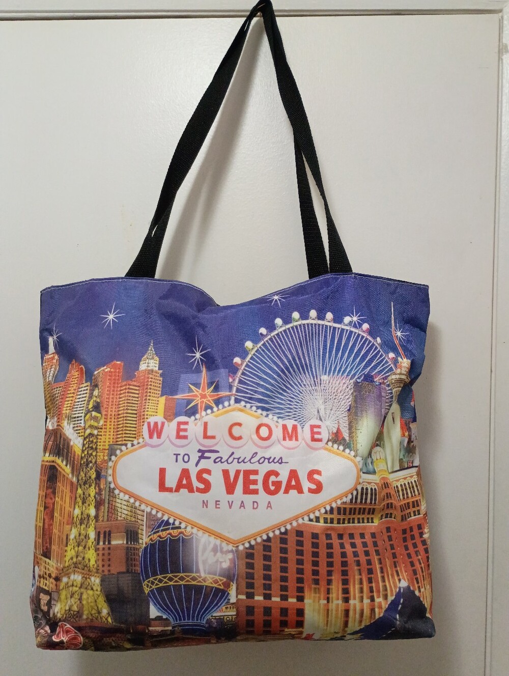 Las Vegas Graphic Tote Bag in Multi-Color